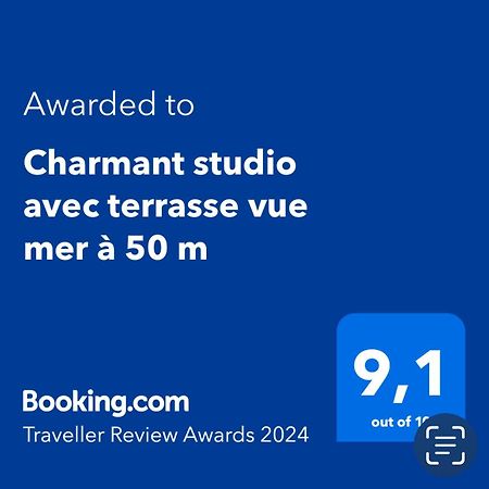 Charmant Studio Avec Terrasse Vue Mer A 50 M Sainte-Maxime Buitenkant foto