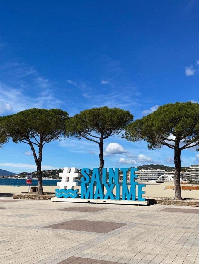Charmant Studio Avec Terrasse Vue Mer A 50 M Sainte-Maxime Buitenkant foto